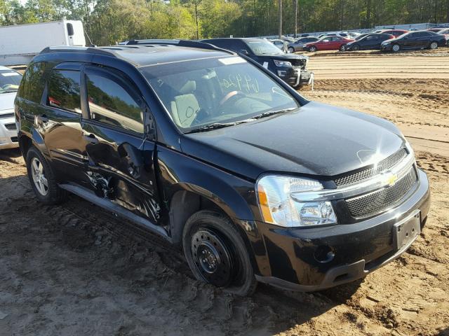 2CNDL23F286298229 - 2008 CHEVROLET EQUINOX LS BLACK photo 1