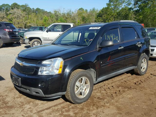 2CNDL23F286298229 - 2008 CHEVROLET EQUINOX LS BLACK photo 2