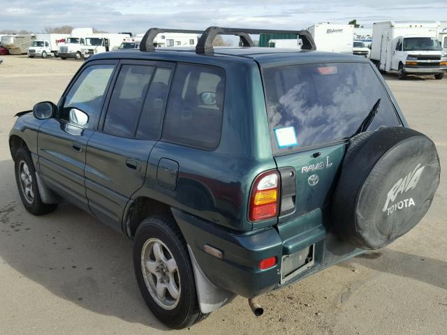 JT3HP10V7X7140567 - 1999 TOYOTA RAV4 GREEN photo 3