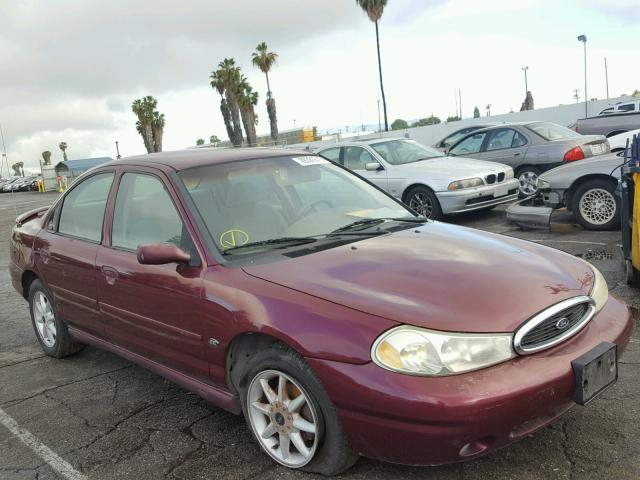 1FAFP66L3WK308194 - 1998 FORD CONTOUR LX BURGUNDY photo 1