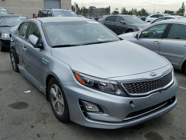 KNAGM4AD2G5094873 - 2016 KIA OPTIMA HYB GRAY photo 1