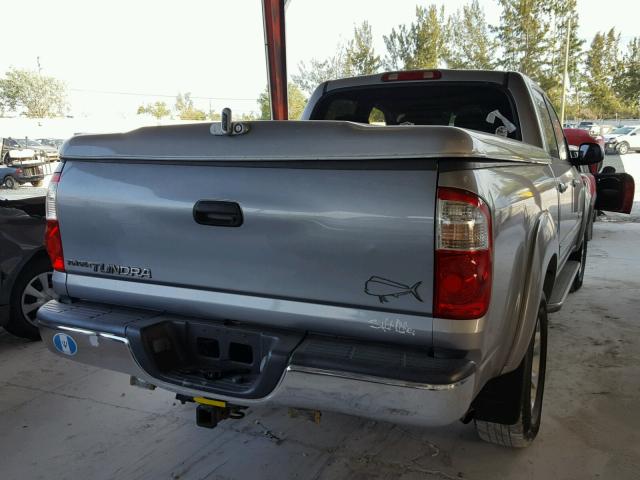 5TBET34105S488445 - 2005 TOYOTA TUNDRA DOU GRAY photo 4