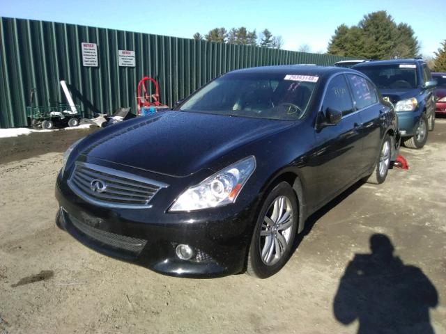 JN1CV6AR7DM767862 - 2013 INFINITI G37 BLACK photo 2