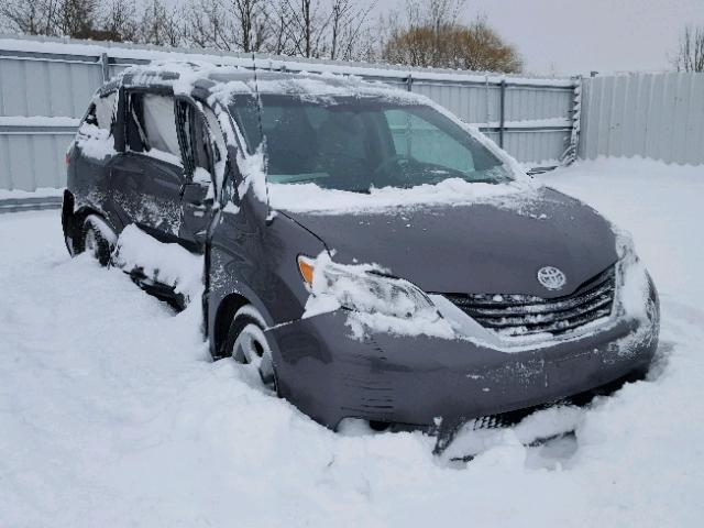 5TDKK3DC8DS368034 - 2013 TOYOTA SIENNA LE CHARCOAL photo 1