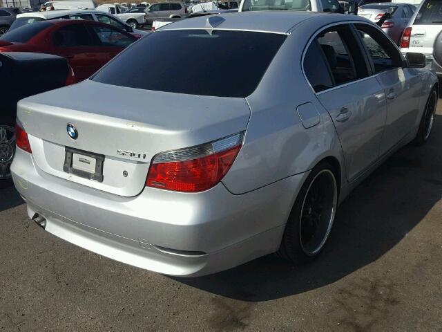 WBANA73524B066821 - 2004 BMW 530I SILVER photo 4