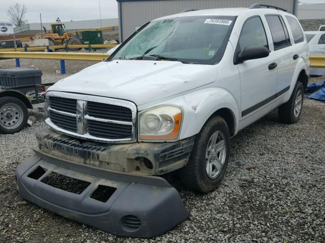 1D4HB38N26F119966 - 2006 DODGE DURANGO SX WHITE photo 2