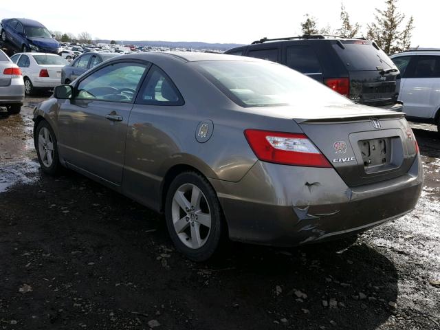 2HGFG12886H563981 - 2006 HONDA CIVIC EX 灰色 照片 3