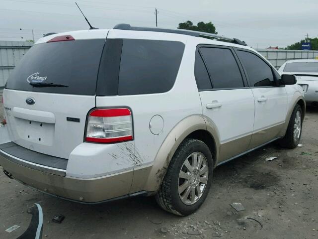 1FMDK07W28GA13983 - 2008 FORD TAURUS X E WHITE photo 4