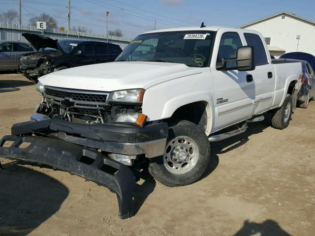 1GCHK23D26F215733 - 2006 CHEVROLET SILVERADO WHITE photo 2