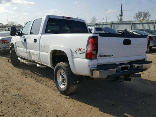 1GCHK23D26F215733 - 2006 CHEVROLET SILVERADO WHITE photo 3