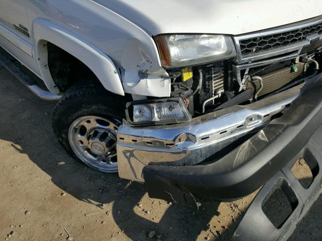 1GCHK23D26F215733 - 2006 CHEVROLET SILVERADO WHITE photo 9