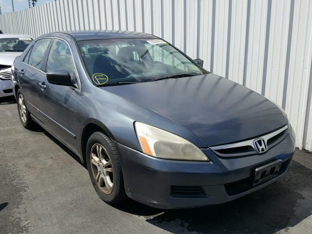 1HGCM563X7A111273 - 2007 HONDA ACCORD SE BLUE photo 1