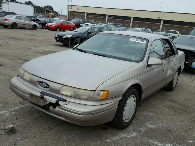 1FALP52U7SG132856 - 1995 FORD TAURUS GL BEIGE photo 2