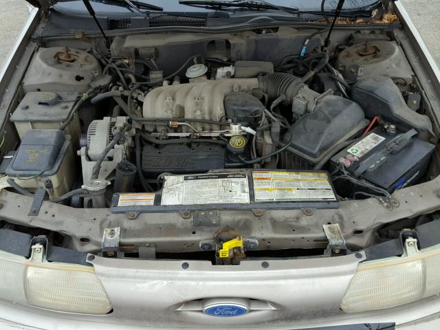 1FALP52U7SG132856 - 1995 FORD TAURUS GL BEIGE photo 7