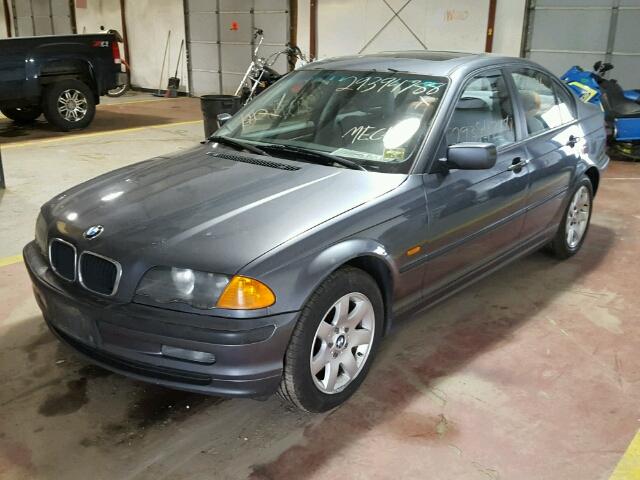 WBAAV33461FU93362 - 2001 BMW 325 I GRAY photo 2