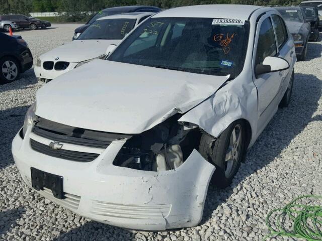 1G1AF5F56A7192996 - 2010 CHEVROLET COBALT 2LT WHITE photo 2