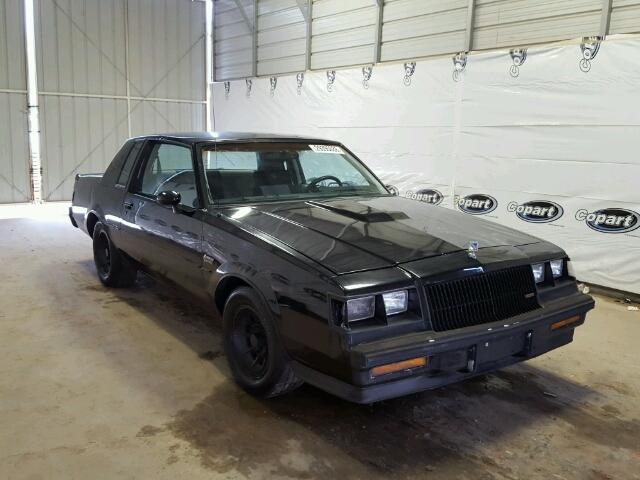 1G4AK4795EH622432 - 1984 BUICK REGAL T-TY BLACK photo 1