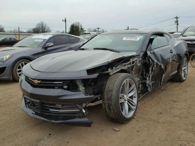 1G1FB1RS6J0122581 - 2018 CHEVROLET CAMARO LT BLACK photo 2