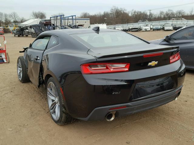 1G1FB1RS6J0122581 - 2018 CHEVROLET CAMARO LT BLACK photo 3