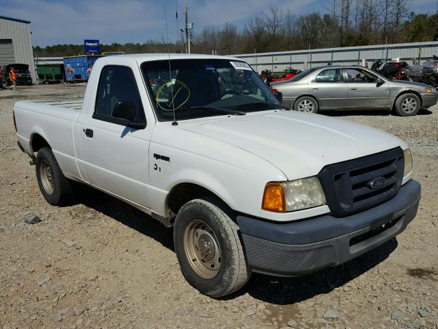 1FTYR10D75PA32704 - 2005 FORD RANGER WHITE photo 1