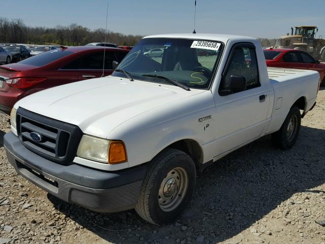 1FTYR10D75PA32704 - 2005 FORD RANGER WHITE photo 2