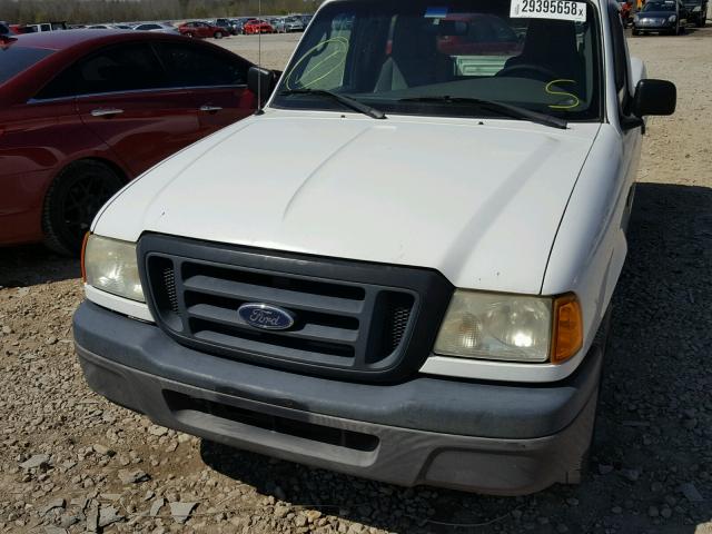 1FTYR10D75PA32704 - 2005 FORD RANGER WHITE photo 9