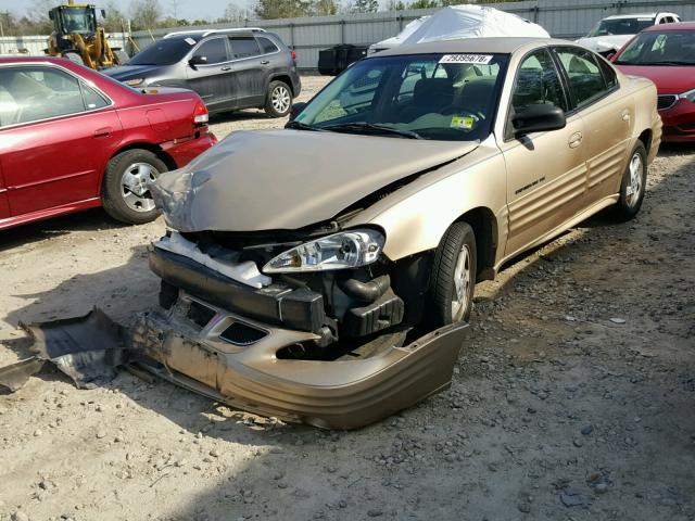 1G2NF52T3YC542135 - 2000 PONTIAC GRAND AM S Qızıl foto 2