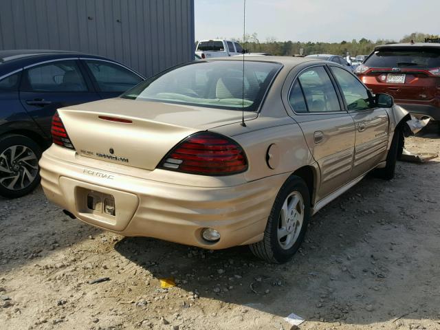 1G2NF52T3YC542135 - 2000 PONTIAC GRAND AM S Qızıl foto 4
