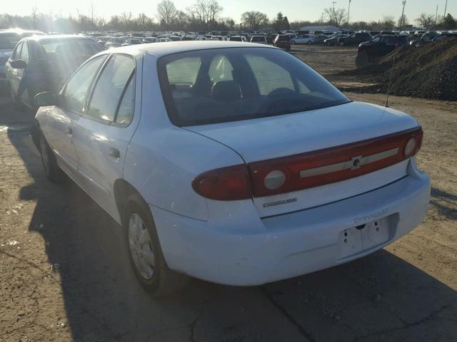 1G1JC52F837142255 - 2003 CHEVROLET CAVALIER WHITE photo 3