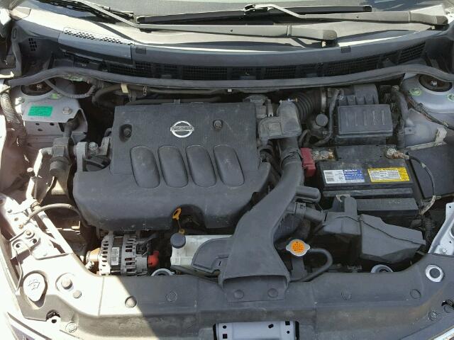 3N1BC13E38L417076 - 2008 NISSAN VERSA SILVER photo 7