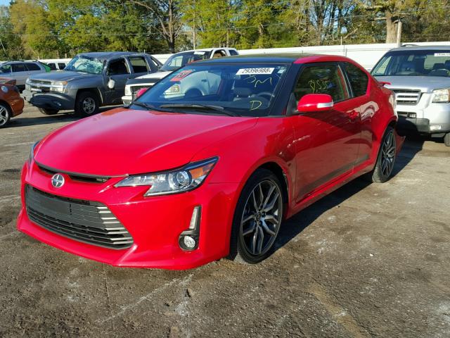 JTKJF5C72FJ001624 - 2015 TOYOTA SCION TC 红色 照片 2