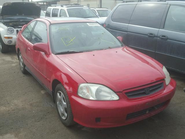 1HGEJ8247YL067854 - 2000 HONDA CIVIC EX RED photo 1