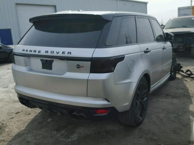 SALWZ2EF5GA112461 - 2016 LAND ROVER RANGE ROVE SILVER photo 4