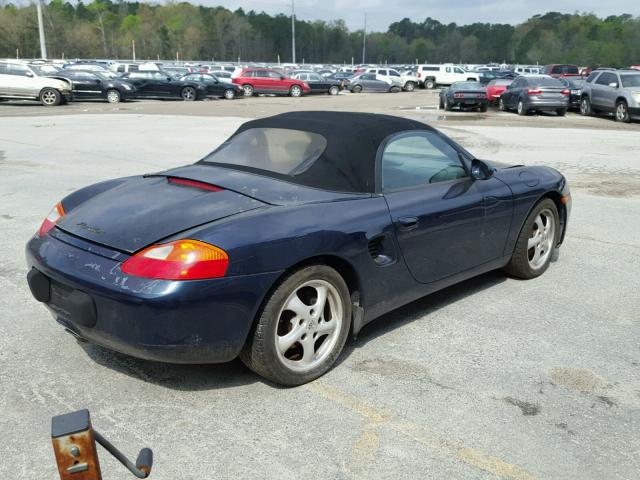 WP0CA2985YU622547 - 2000 PORSCHE BOXSTER BLUE photo 4