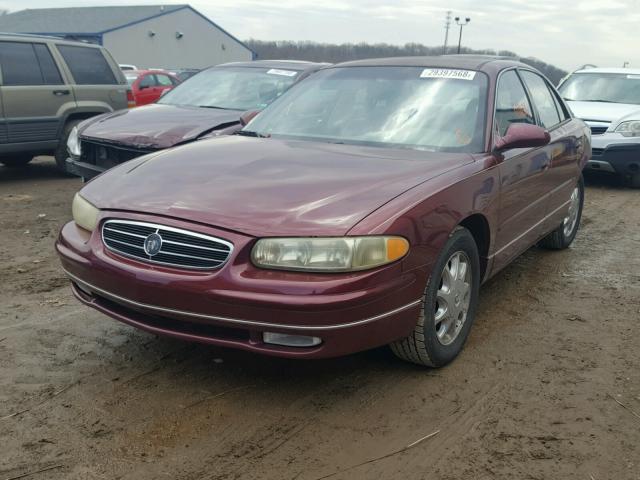 2G4WB52K0V1445250 - 1997 BUICK REGAL LS 勃艮第红 照片 2