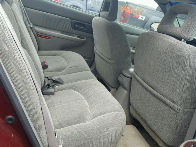 2G4WB52K0V1445250 - 1997 BUICK REGAL LS 勃艮第红 照片 6