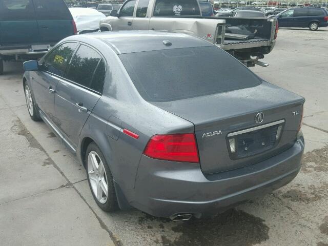 19UUA66205A055500 - 2005 ACURA TL GRAY photo 3