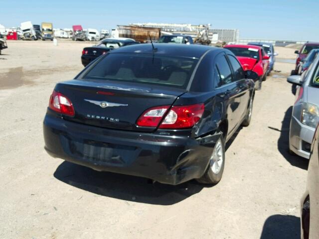 1C3LC56K97N532567 - 2007 CHRYSLER SEBRING TO BLACK photo 4