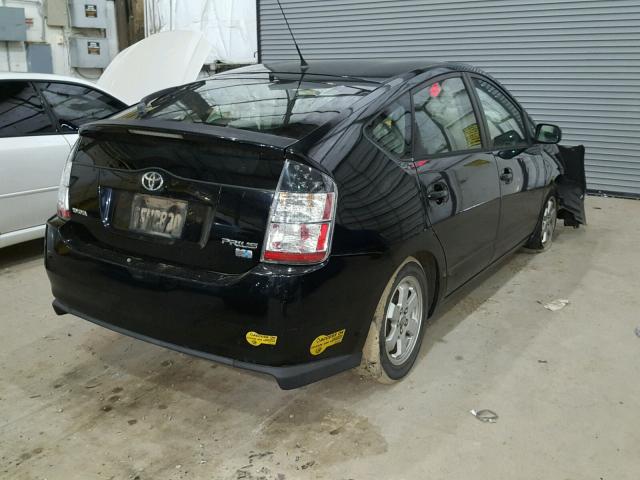 JTDKB20U340014546 - 2004 TOYOTA PRIUS BLACK photo 4