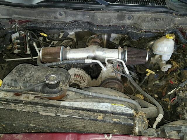 3D7KU28D83G784983 - 2003 DODGE RAM 2500 S BURGUNDY photo 7