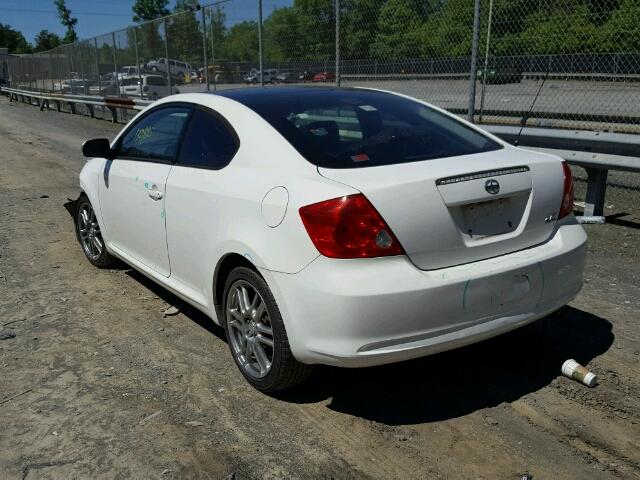 JTKDE167550052950 - 2005 TOYOTA SCION TC 白色 照片 3