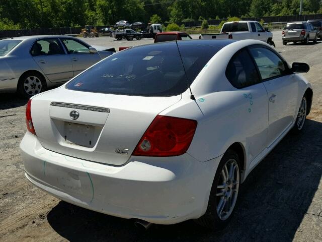 JTKDE167550052950 - 2005 TOYOTA SCION TC 白色 照片 4