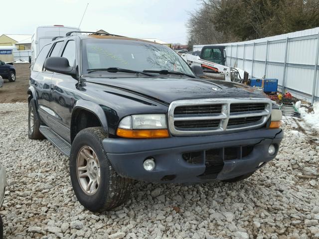 1D4HS58N23F512521 - 2003 DODGE DURANGO SL BLACK photo 1