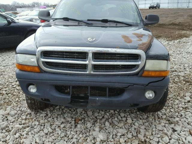 1D4HS58N23F512521 - 2003 DODGE DURANGO SL BLACK photo 7