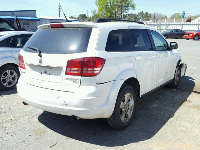 3D4PG5FVXAT222868 - 2010 DODGE JOURNEY SX WHITE photo 4