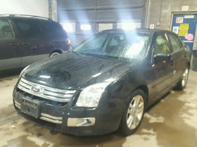 3FAHP02139R145623 - 2009 FORD FUSION SEL BLACK photo 2