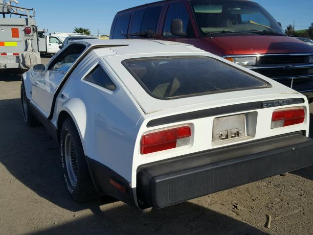 00041AB4S000629 - 1974 BRICKLIN SV-1 WHITE photo 3