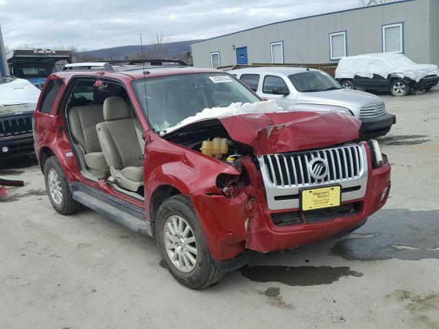 4M2CN9HG6BKJ01419 - 2011 MERCURY MARINER PR RED photo 1