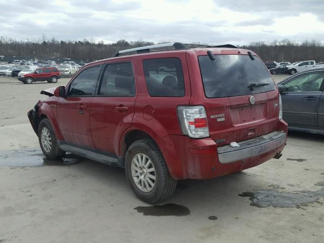 4M2CN9HG6BKJ01419 - 2011 MERCURY MARINER PR RED photo 3