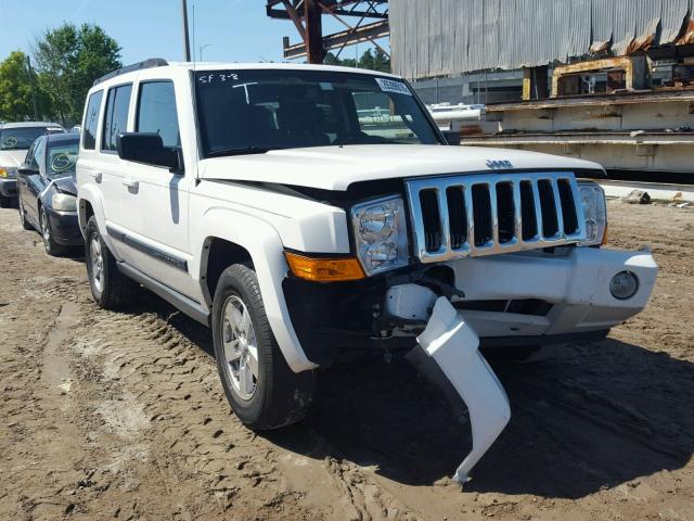 1J8HH48K77C553609 - 2007 JEEP COMMANDER WHITE photo 1